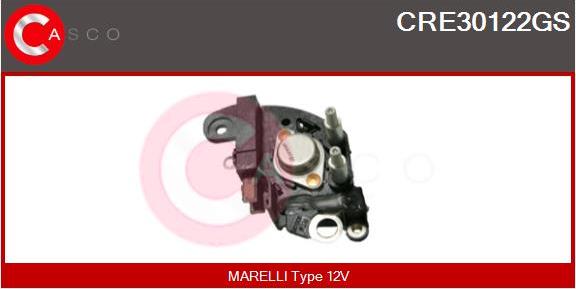 Casco CRE30122GS - Регулятор напряжения, генератор autospares.lv