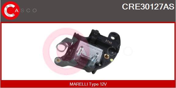 Casco CRE30127AS - Регулятор напряжения, генератор autospares.lv