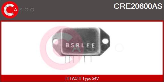 Casco CRE20600AS - Регулятор напряжения, генератор autospares.lv