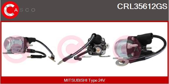 Casco CRL35612GS - Реле, стартер autospares.lv