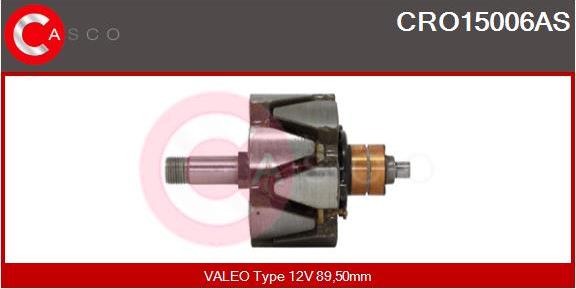 Casco CRO15006AS - Ротор, генератор autospares.lv