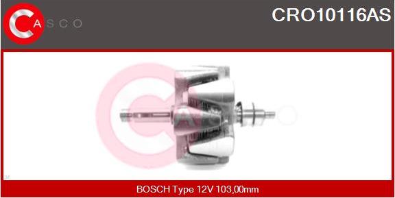 Casco CRO10116AS - Ротор, генератор autospares.lv