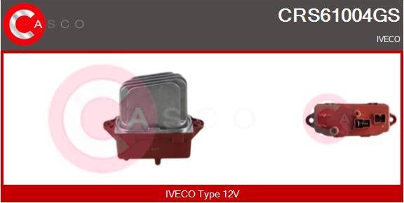 Casco CRS61004GS - Сопротивление, реле, вентилятор салона autospares.lv