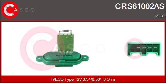 Casco CRS61002AS - Сопротивление, реле, вентилятор салона autospares.lv