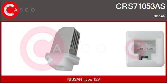 Casco CRS71053AS - Сопротивление, реле, вентилятор салона autospares.lv