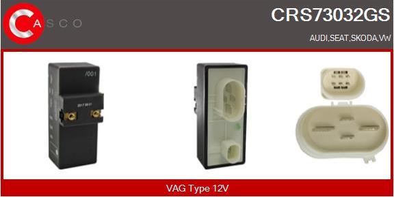 Casco CRS73032GS - Блок управления, кондиционер autospares.lv