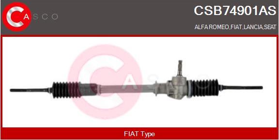 Casco CSB74901AS - Рулевой механизм, рейка autospares.lv