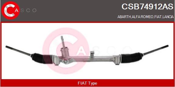 Casco CSB74912AS - Рулевой механизм, рейка autospares.lv