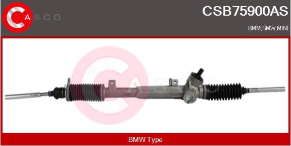 Casco CSB75900AS - Рулевой механизм, рейка autospares.lv