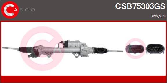 Casco CSB75303GS - Рулевой механизм, рейка autospares.lv