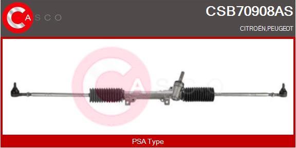 Casco CSB70908AS - Рулевой механизм, рейка autospares.lv