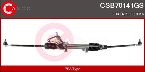 Casco CSB70141GS - Рулевой механизм, рейка autospares.lv