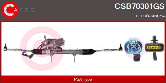 Casco CSB70301GS - Рулевой механизм, рейка autospares.lv