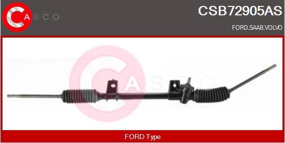 Casco CSB72905AS - Рулевой механизм, рейка autospares.lv