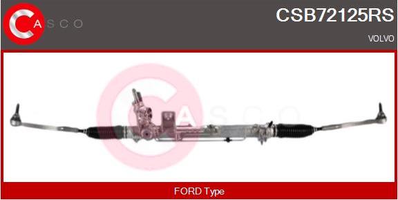 Casco CSB72125RS - Рулевой механизм, рейка autospares.lv