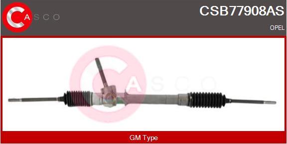 Casco CSB77908AS - Рулевой механизм, рейка autospares.lv