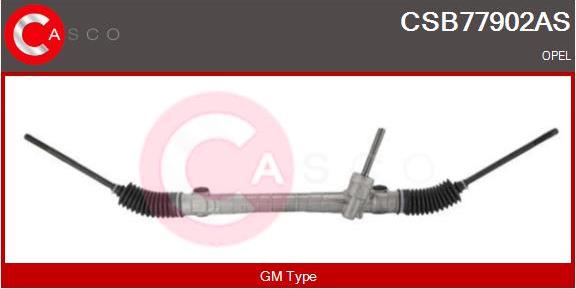 Casco CSB77902AS - Рулевой механизм, рейка autospares.lv
