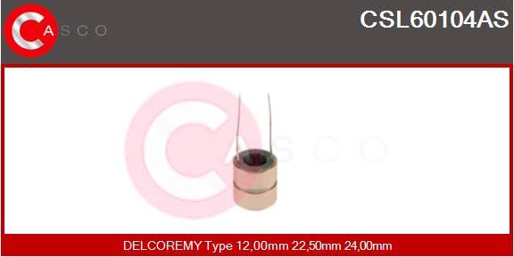Casco CSL60104AS - Контактное кольцо, генератор autospares.lv