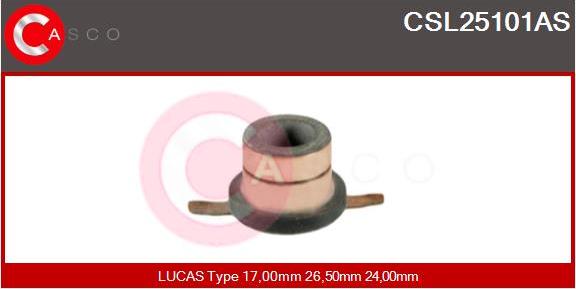 Casco CSL25101AS - Контактное кольцо, генератор autospares.lv