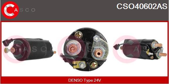 Casco CSO40602AS - Тяговое реле, соленоид, стартер autospares.lv