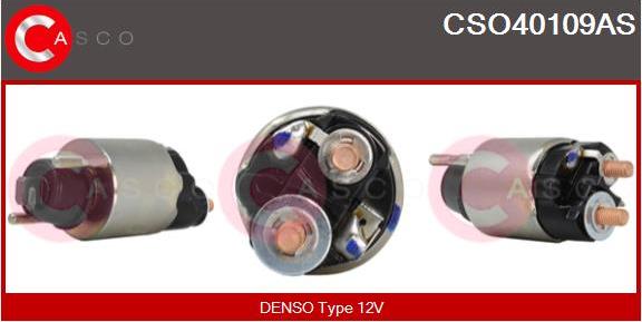 Casco CSO40109AS - Тяговое реле, соленоид, стартер autospares.lv