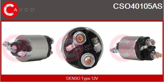 Casco CSO40105AS - Тяговое реле, соленоид, стартер autospares.lv