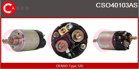 Casco CSO40103AS - Тяговое реле, соленоид, стартер autospares.lv