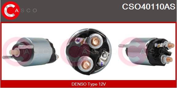 Casco CSO40110AS - Тяговое реле, соленоид, стартер autospares.lv