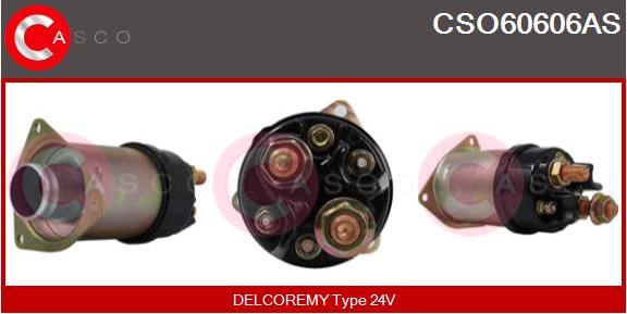 Casco CSO60606AS - Тяговое реле, соленоид, стартер autospares.lv