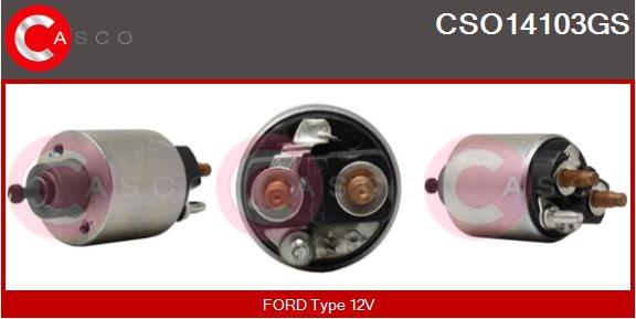 Casco CSO14103GS - Тяговое реле, соленоид, стартер autospares.lv