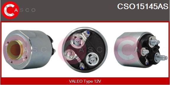 Casco CSO15145AS - Тяговое реле, соленоид, стартер autospares.lv