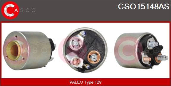 Casco CSO15148AS - Тяговое реле, соленоид, стартер autospares.lv