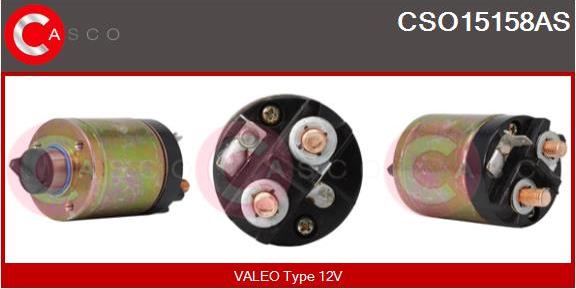 Casco CSO15158AS - Тяговое реле, соленоид, стартер autospares.lv