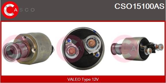 Casco CSO15100AS - Тяговое реле, соленоид, стартер autospares.lv