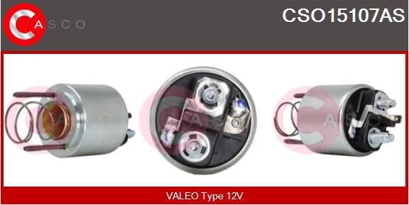 Casco CSO15107AS - Тяговое реле, соленоид, стартер autospares.lv