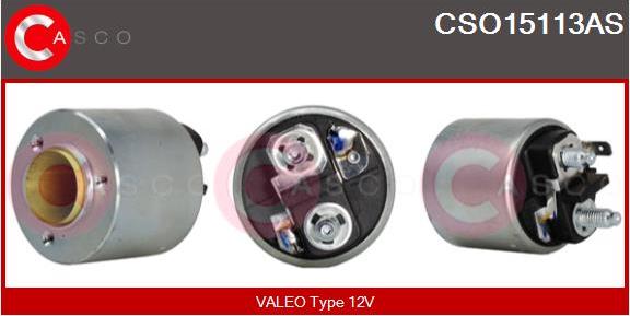 Casco CSO15113AS - Тяговое реле, соленоид, стартер autospares.lv