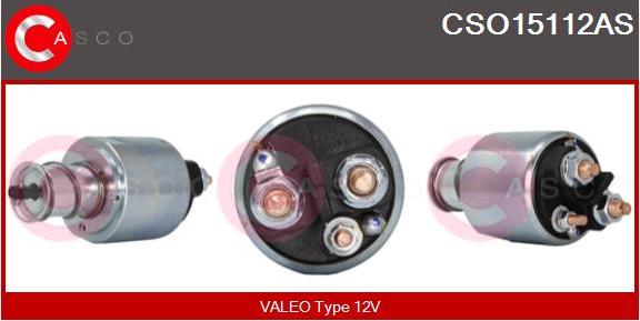 Casco CSO15112AS - Тяговое реле, соленоид, стартер autospares.lv