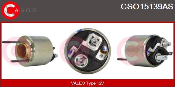 Casco CSO15139AS - Тяговое реле, соленоид, стартер autospares.lv