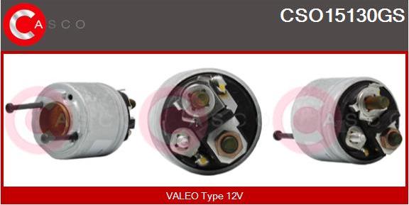 Casco CSO15130GS - Тяговое реле, соленоид, стартер autospares.lv