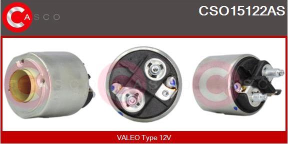 Casco CSO15122AS - Тяговое реле, соленоид, стартер autospares.lv