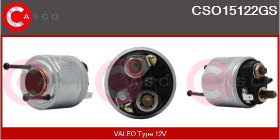 Casco CSO15122GS - Тяговое реле, соленоид, стартер autospares.lv