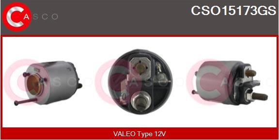 Casco CSO15173GS - Тяговое реле, соленоид, стартер autospares.lv