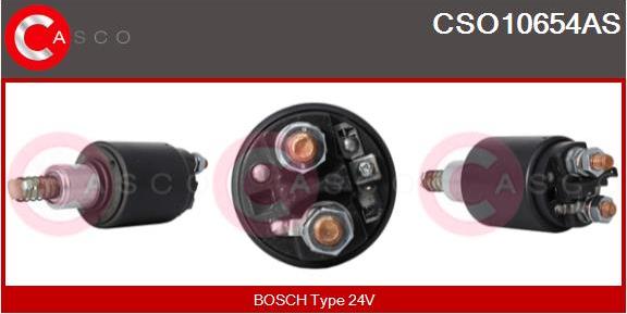 Casco CSO10654AS - Тяговое реле, соленоид, стартер autospares.lv