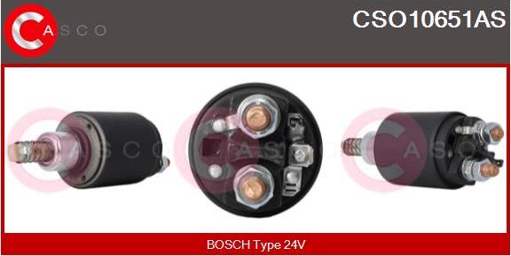 Casco CSO10651AS - Тяговое реле, соленоид, стартер autospares.lv