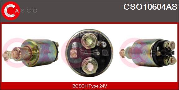 Casco CSO10604AS - Тяговое реле, соленоид, стартер autospares.lv