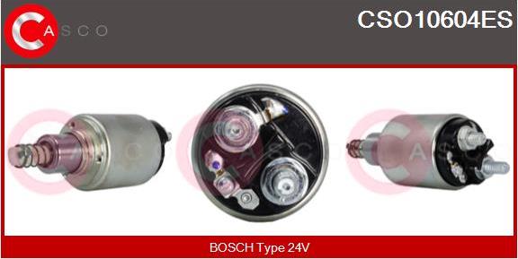 Casco CSO10604ES - Тяговое реле, соленоид, стартер autospares.lv