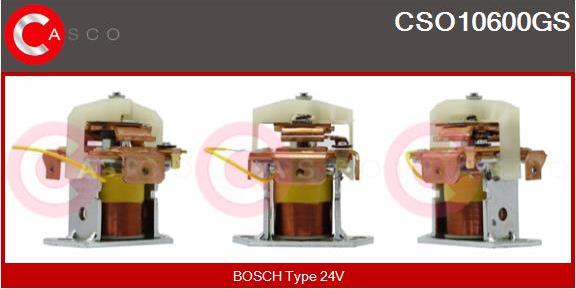 Casco CSO10600GS - Тяговое реле, соленоид, стартер autospares.lv