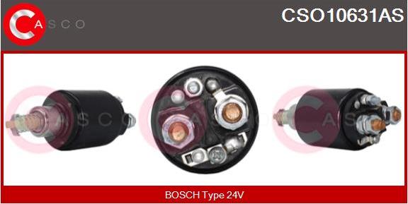 Casco CSO10631AS - Тяговое реле, соленоид, стартер autospares.lv