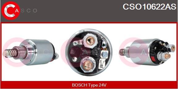 Casco CSO10622AS - Тяговое реле, соленоид, стартер autospares.lv