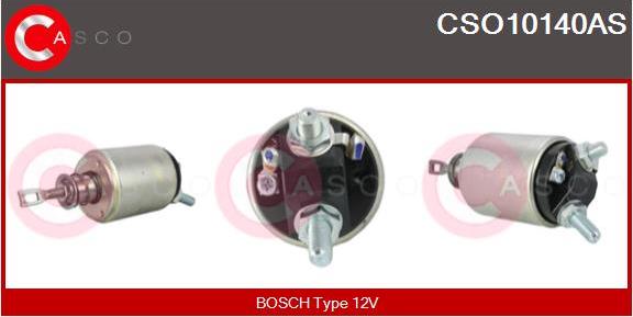 Casco CSO10140AS - Тяговое реле, соленоид, стартер autospares.lv